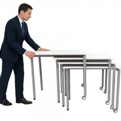 Mesa Apilable Móvil